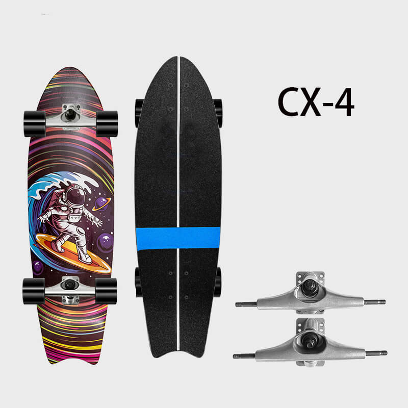 32inch CX4 land surf skateboard Skateboards Wayzle Astronaut 