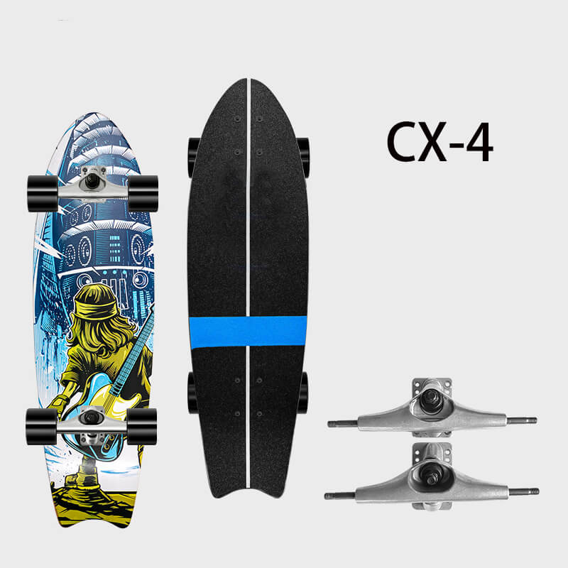 32inch CX4 land surf skateboard Skateboards Wayzle Guitar 