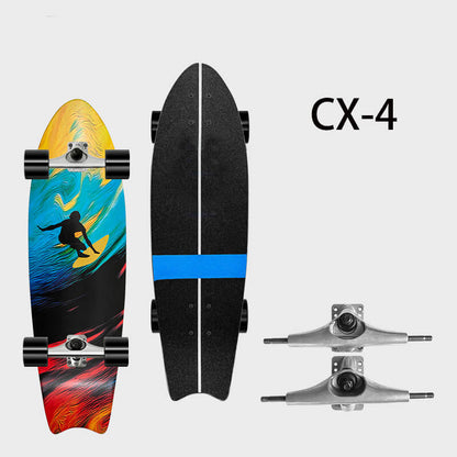 32inch CX4 land surf skateboard Skateboards Wayzle Surfing 