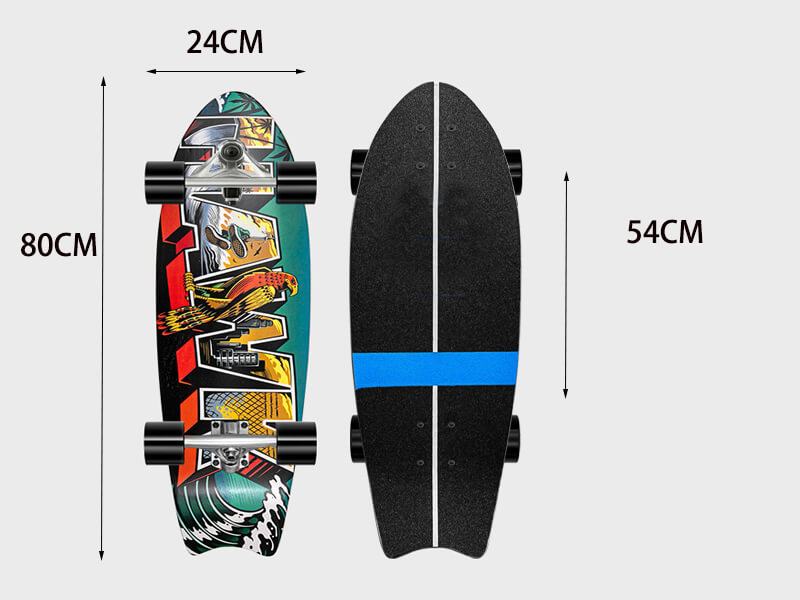 32inch CX7 Surfskate board Skateboards Wayzle 