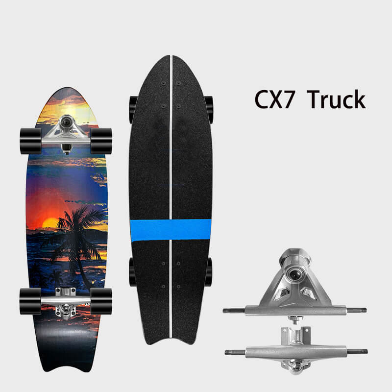 32inch CX7 Surfskate board Skateboards Wayzle Sunset 