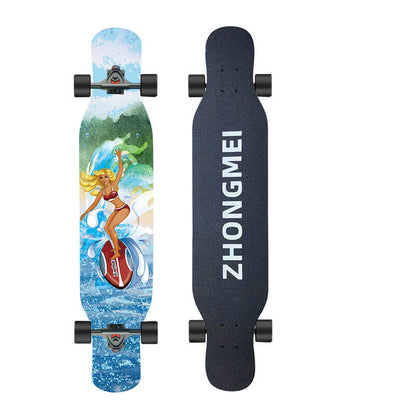 42inch Complete Long Board Dancing Skateboard Skateboards Wayzle Gir 
