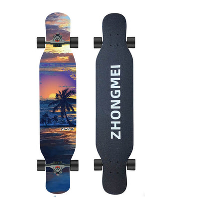 42inch Complete Long Board Dancing Skateboard Skateboards Wayzle Sunset 